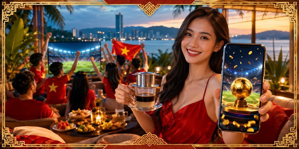 Người dùng Đà Nẵng xem bóng đá trong quán cà phê với tinh thần kiểm soát