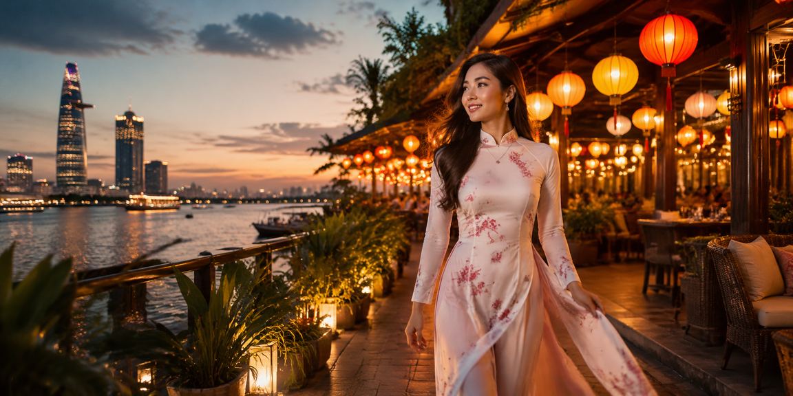 Chợ đêm Sài Gòn với bối cảnh ưu đãi và giao dịch trực tuyến